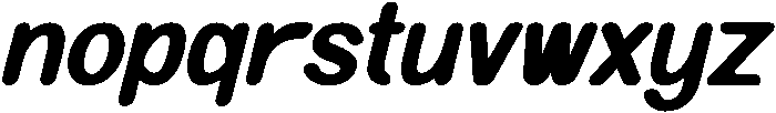 Losginext Italic otf (400) Font LOWERCASE