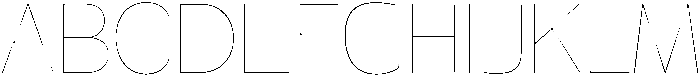 Losta Nova Hairline otf (100) Font UPPERCASE