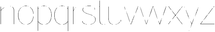 Losta Nova Hairline otf (100) Font LOWERCASE