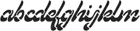Lostamp Rough otf (400) Font LOWERCASE
