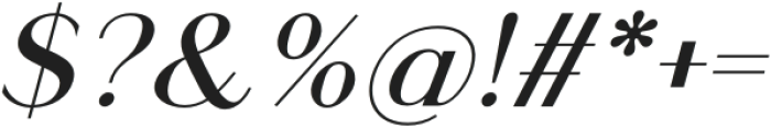 Lostgun Sans Semi Bold Italic otf (600) Font OTHER CHARS