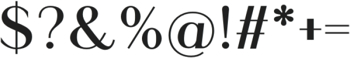 LostgunSans-Bold otf (700) Font OTHER CHARS