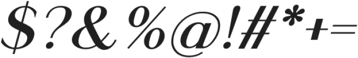 LostgunSans-BoldItalic otf (700) Font OTHER CHARS