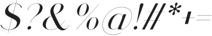 LostgunSans-Italic otf (400) Font OTHER CHARS