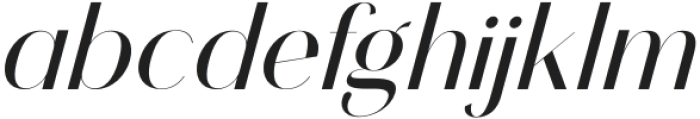 LostgunSans-Italic otf (400) Font LOWERCASE