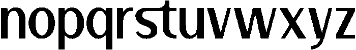 Lostrum Sans otf (400) Font LOWERCASE