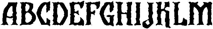 Lotrance Inkbleed otf (400) Font UPPERCASE