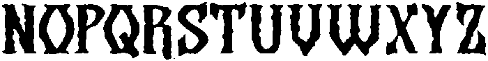 Lotrance Inkbleed otf (400) Font UPPERCASE