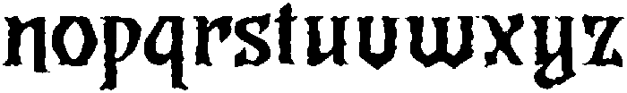 Lotrance Inkbleed otf (400) Font LOWERCASE
