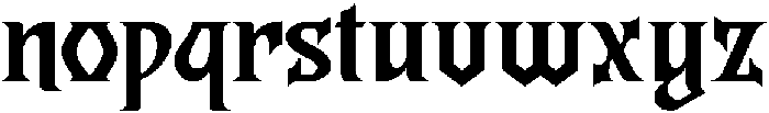 Lotrance-Regular otf (400) Font LOWERCASE