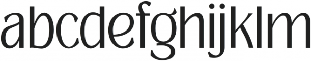 Loubag Thin otf (100) Font LOWERCASE