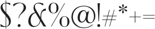 Loubrisa Light Condensed otf (300) Font OTHER CHARS