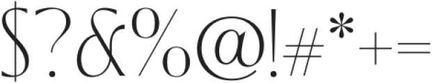 Loubrisa Thin Condensed otf (100) Font OTHER CHARS