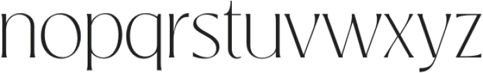 Loubrisa Thin otf (100) Font LOWERCASE