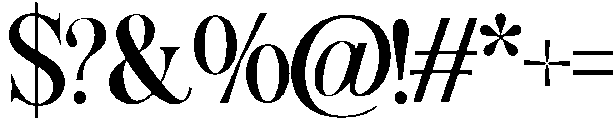 Louise Regular otf (400) Font OTHER CHARS