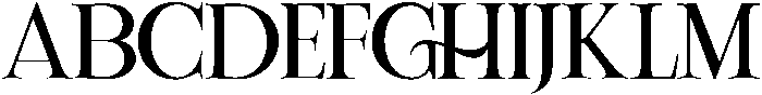 Louise Regular otf (400) Font UPPERCASE