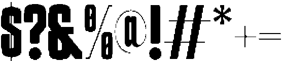 Lova Bold Regular otf (700) Font OTHER CHARS