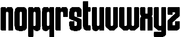 Lova Bold Regular otf (700) Font LOWERCASE