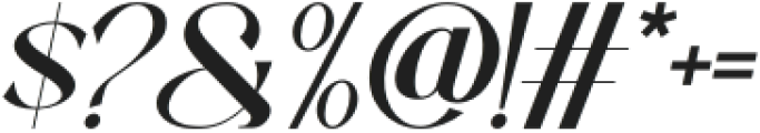 Lovage Italic otf (400) Font OTHER CHARS