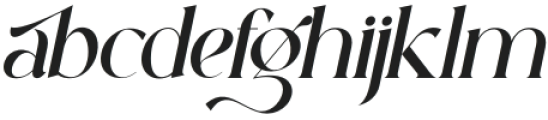 Lovage Italic otf (400) Font LOWERCASE