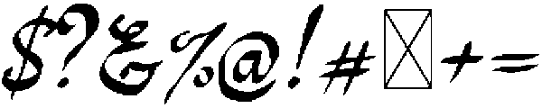 Love Archive Regular otf (400) Font OTHER CHARS