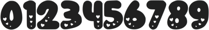 Love Bubble Regular otf (400) Font OTHER CHARS