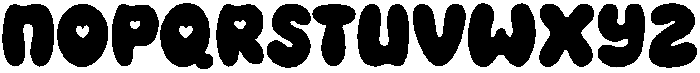 Love Bug Regular otf (400) Font UPPERCASE