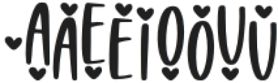 Love Charm Regular otf (400) Font OTHER CHARS