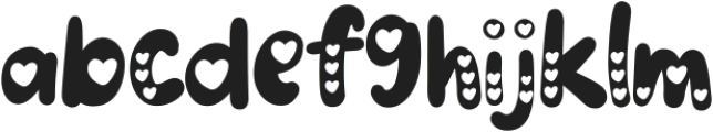 Love Days Love otf (400) Font LOWERCASE