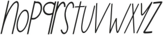 Love Display Italic otf (400) Font LOWERCASE