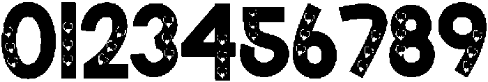 Love Heart Regular otf (400) Font OTHER CHARS