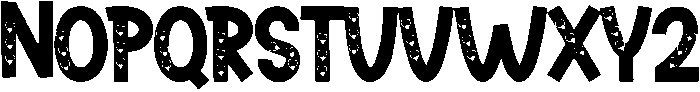 Love Heart Regular otf (400) Font LOWERCASE