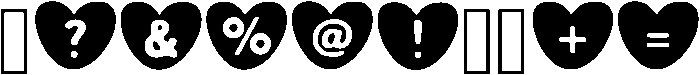 Love Letter Regular otf (400) Font OTHER CHARS
