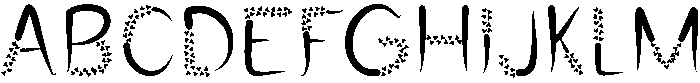 Love Letter Regular otf (400) Font UPPERCASE