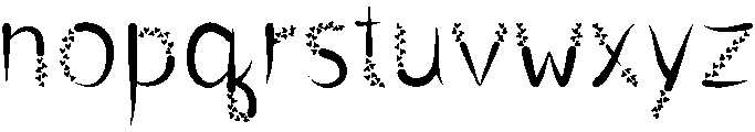 Love Letter Regular otf (400) Font LOWERCASE