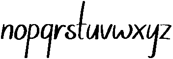 Love Letter Regular otf (400) Font LOWERCASE