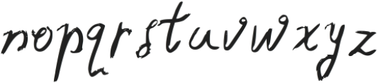 Love Like That Alt3 Regular otf (400) Font LOWERCASE