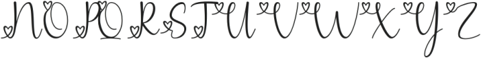 Love Lili Regular otf (400) Font UPPERCASE