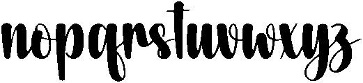 Love Mama Regular otf (400) Font LOWERCASE