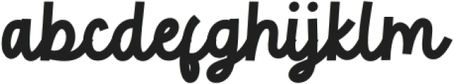 Love Mitha Regular otf (400) Font LOWERCASE