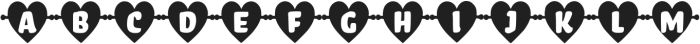 Love Moment Regular ttf (400) Font UPPERCASE