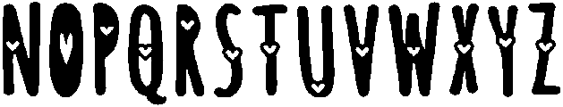 Love Mother Regular otf (400) Font UPPERCASE
