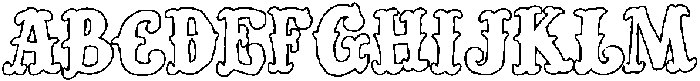 Love Parade Outline otf (400) FONT
