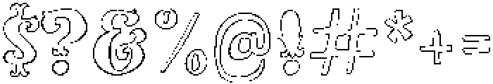 Love Parade Regular otf (400) Font OTHER CHARS
