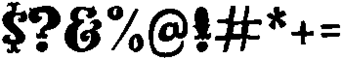 Love Parade Solid otf (400) Font OTHER CHARS