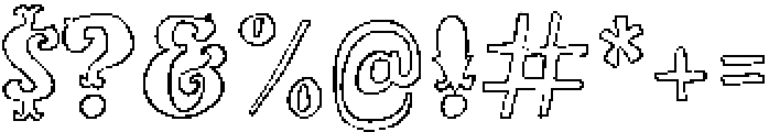 Love Parade Weight2 otf (400) Font OTHER CHARS