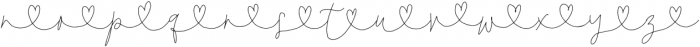 Love Planet Heart Swashes otf (400) Font LOWERCASE