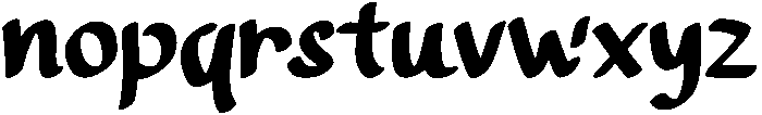 Love Regular otf (400) Font LOWERCASE