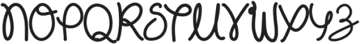 Love Season 2 Regular otf (400) Font UPPERCASE