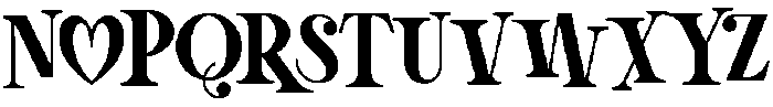 Love Signal Regular otf (400) Font UPPERCASE
